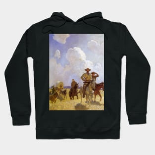 The Parkman Outfit. Henry Chatillon, Guide and Hunter by NC Wyeth Hoodie